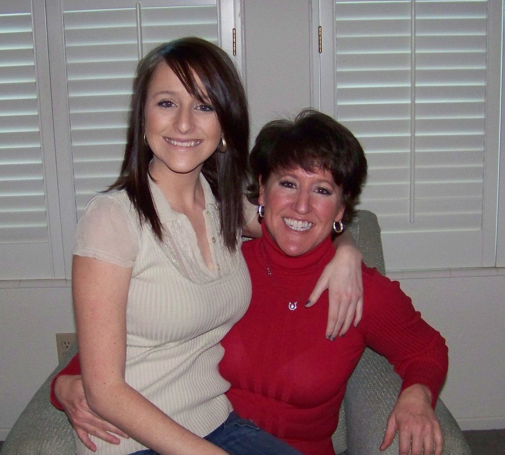 Whitney Thompson with her mother, WHIT founder Jennifer Lisson